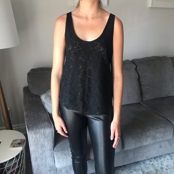 Aritzia Talula Betty Lace Camisole Black Sz Small - Picture 1 of 8